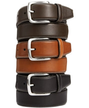 Cole Haan Burnished Edge Leather Belt ESPRESSO Brown Size 32 REG