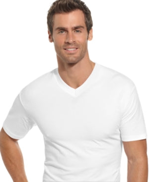 Alfani Underwear V Neck T Shirt 2 Pack White XL XL