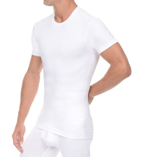 2(x)ist Mens Regular fit Body Shaper T-Shirt Shirt Small White Solid