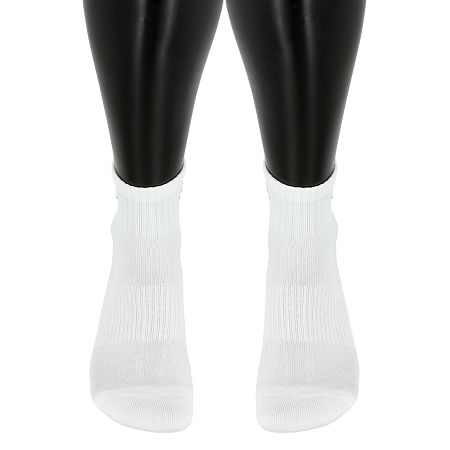 Adidas Mens Quarter Socks White XL 12-16