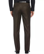 Perry Ellis Mens Modern fit Dress Pants 36 / 32 Brown Solid
