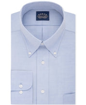 Eagle Mens Non Iron Button Down Dress Shirt Blue 18 36 37