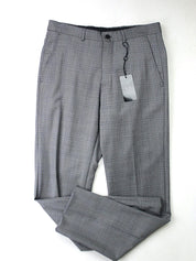 A|X ARMANI EXCHANGE Men's Slim-Fit Dress Pants 38 x 32 Grey / Blue Plaid