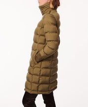 BERNARDO Women's Puffer Coat Medium Olive Branch Green