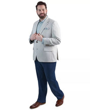 Haggar Mens Classic fit Sport Coat Blazer 50 L String Beige Solid
