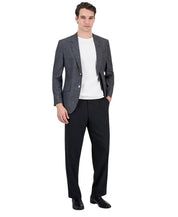 Hugo Boss Mens Modern fit Wool Sport Coat Blazer 44 L Gray Solid