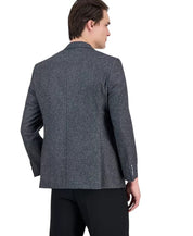 Hugo Boss Mens Modern fit Wool Sport Coat Blazer 44 L Gray Solid