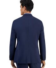Hugo Boss Mens Modern fit Suit Jacket Blazer 42 S Navy Blue Solid Stretch