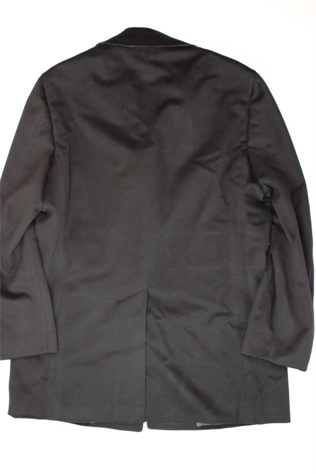 Canali Mens KEI Cashmere Blend Over Coat EU 54R / 44R Black $1995$