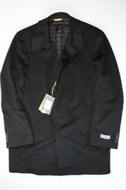 Canali Mens KEI Cashmere Blend Over Coat EU 54R / 44R Black $1995$