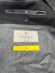 Canali Mens KEI Cashmere Blend Over Coat EU 54R / 44R Black $1995$