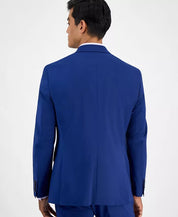 Hugo Boss Mens Modern fit Suit Jacket Blazer 38 R Blue Solid Stretch