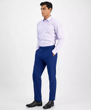 Hugo Boss Mens Modern fit Wool Dress Pants 32 / 32 Blue Solid
