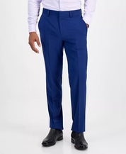 Hugo Boss Mens Modern fit Wool Dress Pants 32 / 32 Blue Solid