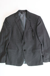 Tahari Mens Slim Fit Performance Sport Coat 38S Dark Grey Two Button