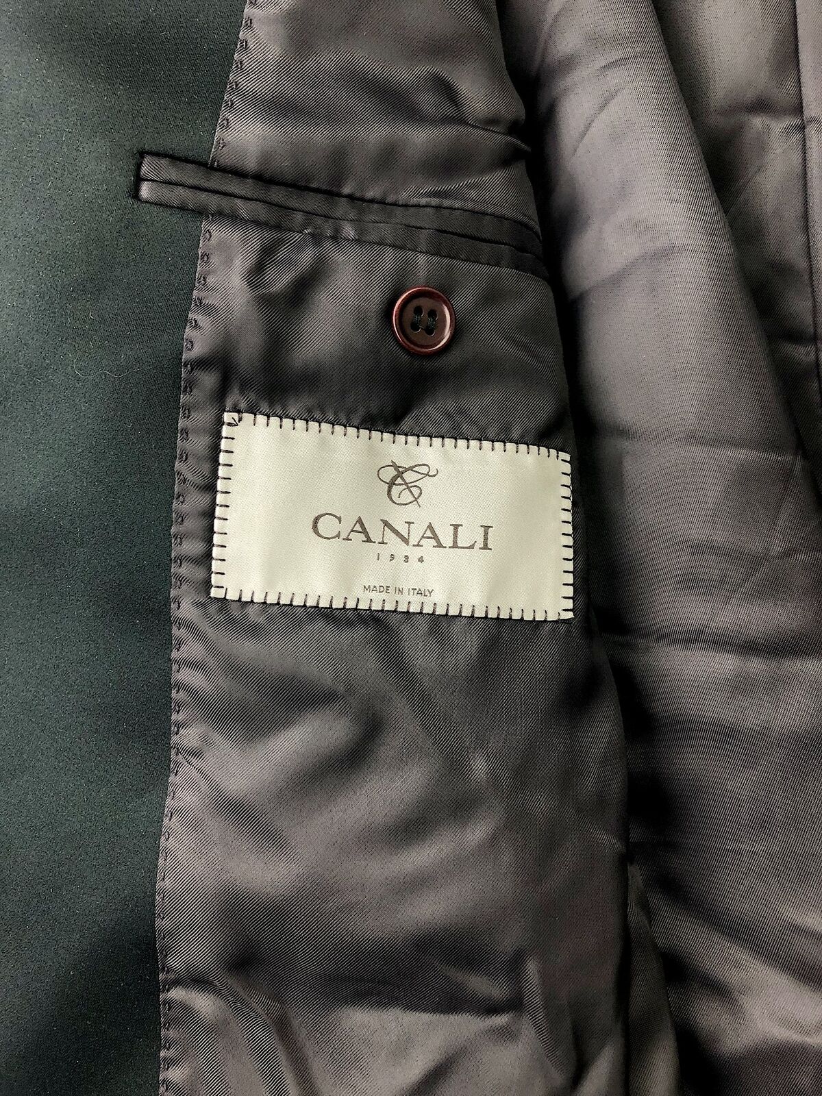 Canali Regular Fit Velvet Dinner Jacket 50 IT 40R US 150th Anniversary Exclusive