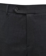 Brooks Brothers Mens Classic fit Wool Dress Pants 38 / 34 Charcoal Grey Solid