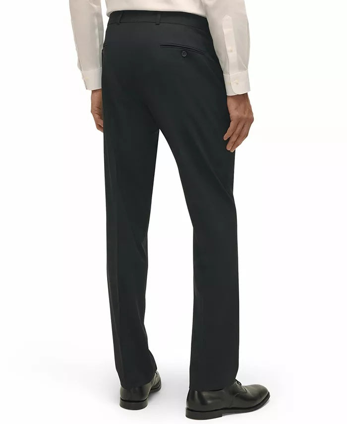 Brooks Brothers Mens Classic fit Wool Dress Pants 36 / 30 Black Solid