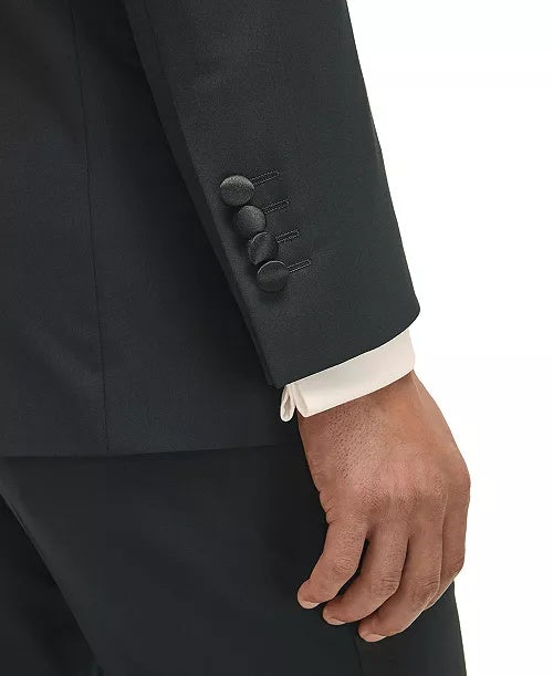 Brooks Brothers Mens Classic fit Tuxedo Jacket Blazer 42 R Black Solid