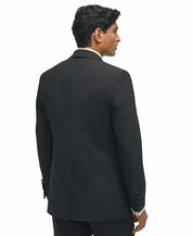 Brooks Brothers Mens Classic fit Tuxedo Jacket Blazer 42 R Black Solid