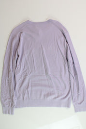 Theory Mens Riland Crewneck Sweater 2XL XXL Misty Haze Purple