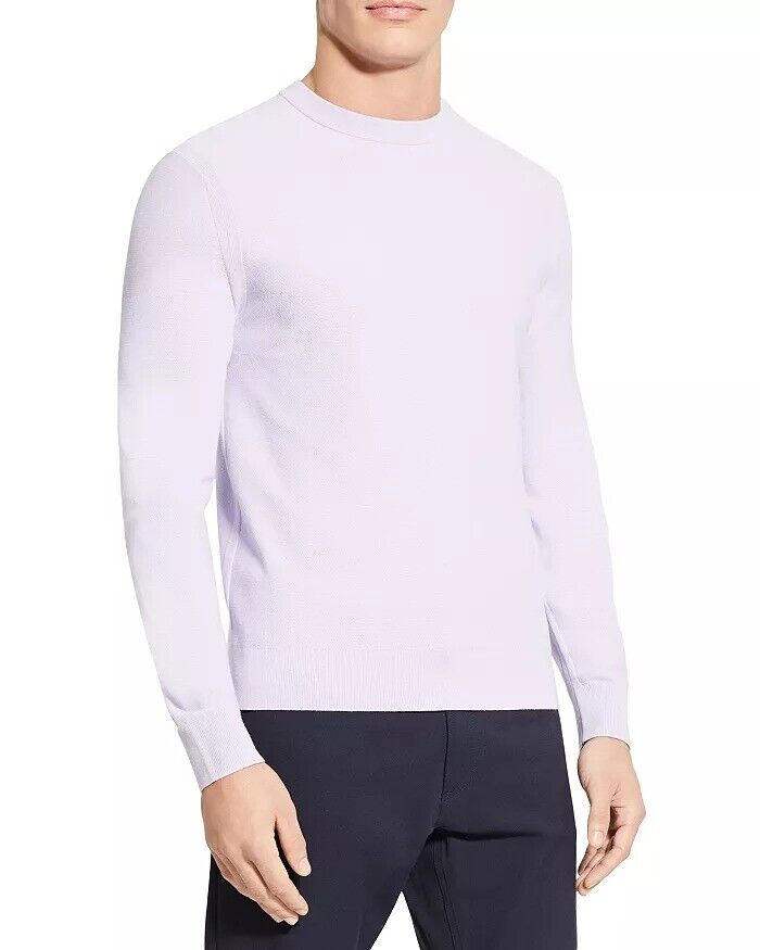 Theory Mens Riland Crewneck Sweater 2XL XXL Misty Haze Purple
