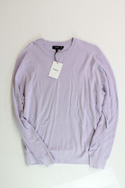 Theory Mens Riland Crewneck Sweater 2XL XXL Misty Haze Purple