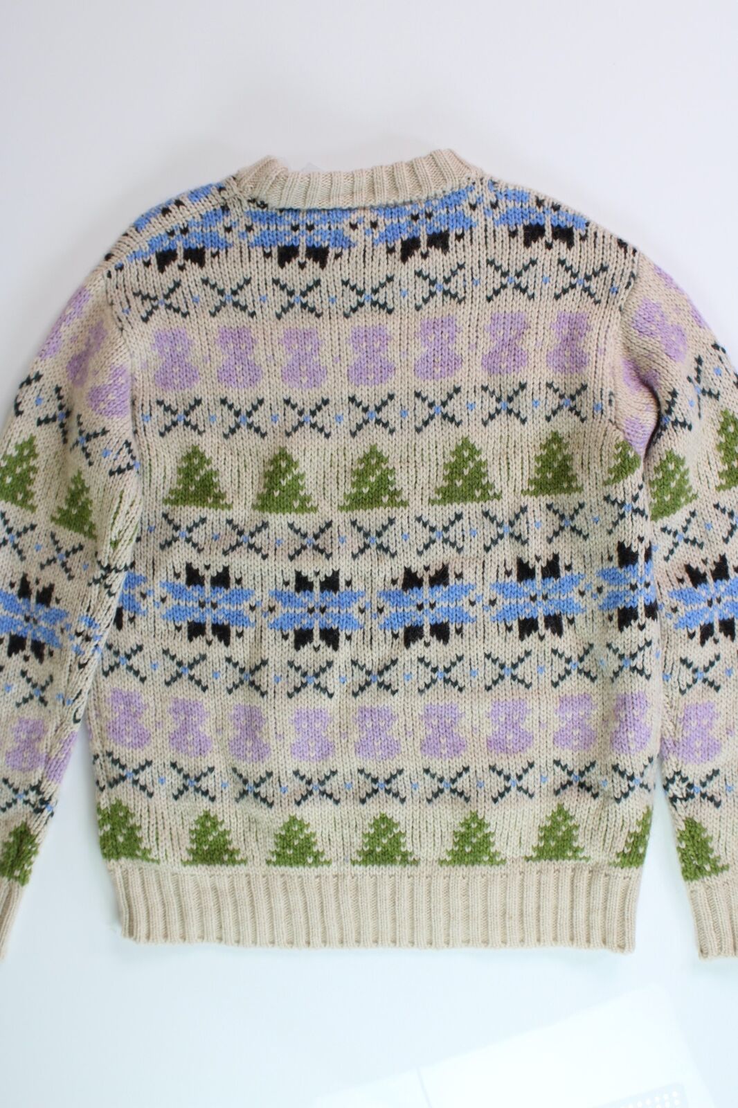 NN07 Mens Stein Holiday Thick Wool Crewneck Sweater Medium