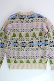NN07 Mens Stein Holiday Thick Wool Crewneck Sweater Medium