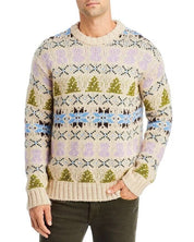 NN07 Mens Stein Holiday Thick Wool Crewneck Sweater Medium