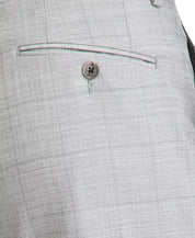 Calvin Klein Mens Slim fit  Wool Dress Pants 30 / 30 Grey Windowpane