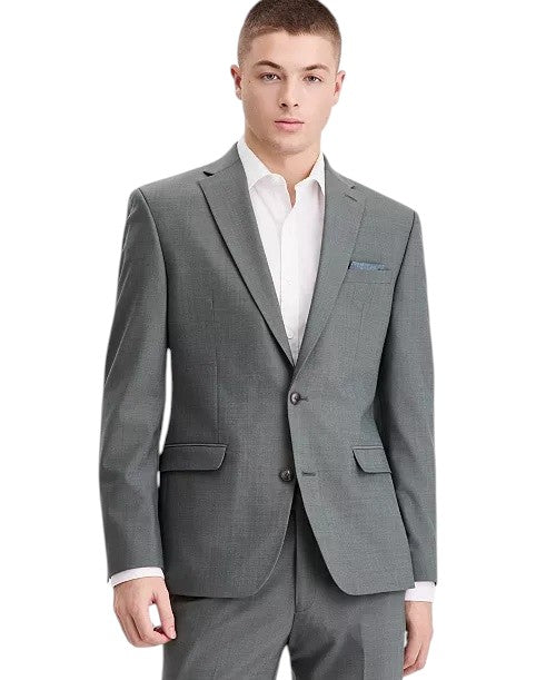 Bar III Mens Slim fit Wool Sport Coat Blazer 38 R Green Solid