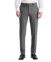 Bar III Mens Slim fit Wool Dress Pants 33 / 32 Green Solid