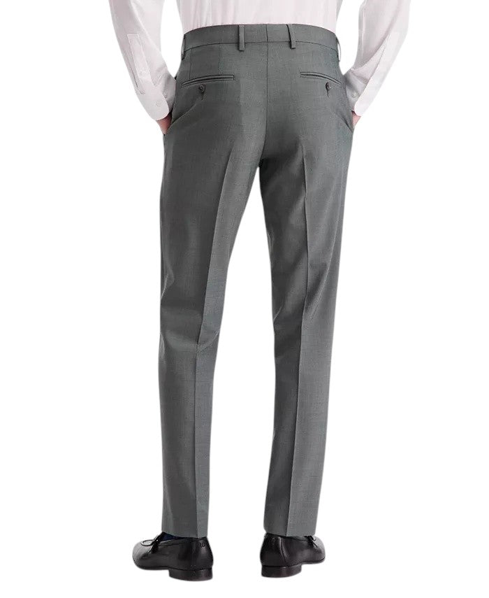 Bar III Mens Slim fit Wool Dress Pants 33 / 32 Green Solid