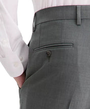 Bar III Mens Slim fit Wool Dress Pants 33 / 32 Green Solid