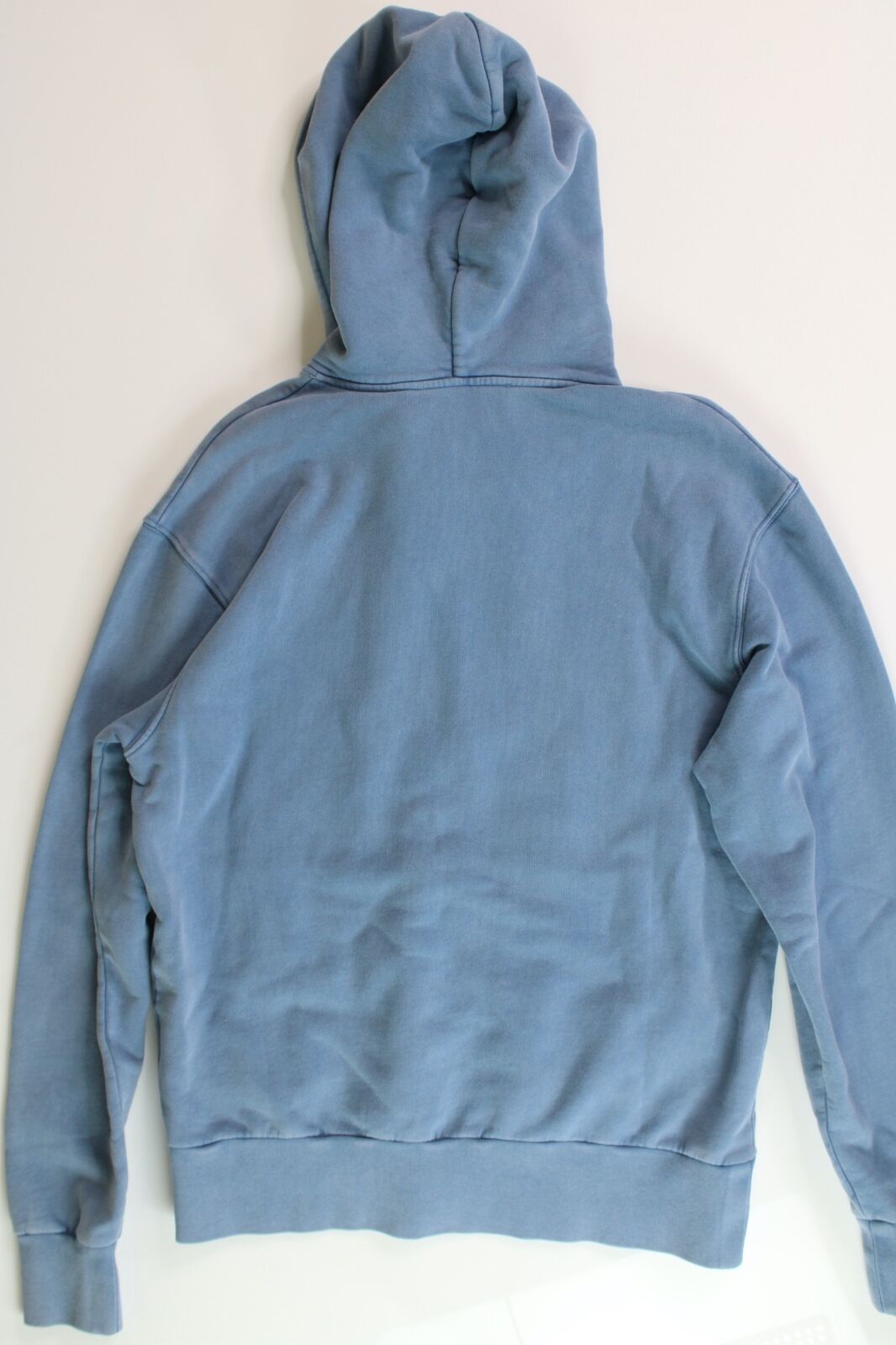 JW ANDERSON Mens Logo-embroidered Hoodie Sweatshirt Small Sky Blue