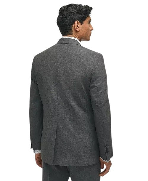 Brooks Brothers Mens Classic fit Wool Suit Jacket Blazer 48 R Gray Solid