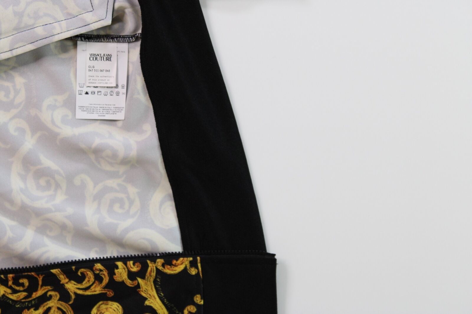 Versace Jeans Couture Mens Sketch Couture Print Track Jacket XS Extra Small