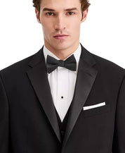 Kenneth Cole Mens Slim fit Tuxedo Jacket Blazer 40 R Black Solid