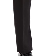 Kenneth Cole Mens Slim fit Tuxedo Pants 34 / 30 Black Solid