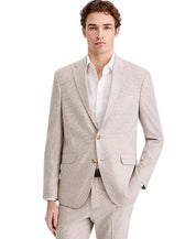 Kenneth Cole Mens Slim fit Suit Jacket Blazer 40 R Sand Tan Check