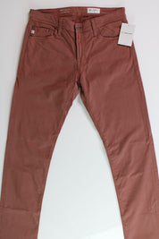 AG Adriano Goldschmied Mens Tellis Slim Twill Pants Size 30 Dusty Blush Pink