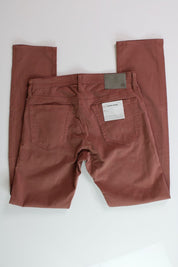 AG Adriano Goldschmied Mens Tellis Slim Twill Pants Size 30 Dusty Blush Pink