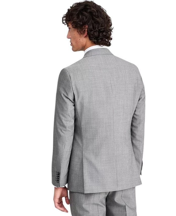 Hugo Boss Mens Modern fit Wool Suit Jacket Blazer 42 S Gray Solid