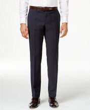 Hugo Boss Mens Modern fit Dress Pants 40 / 32 Navy Blue Solid Wool
