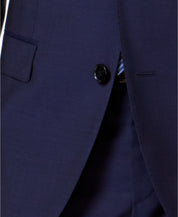 Hugo Boss Mens Slim fit Suit Jacket Blazer 44 R Blue Solid Stretch