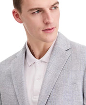 Tommy Hilfiger Mens Modern fit Sport Coat Blazer 38 R Grey Blue Windowpane