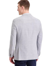 Tommy Hilfiger Mens Modern fit Sport Coat Blazer 38 R Grey Blue Windowpane