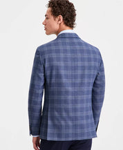 Tommy Hilfiger Mens Modern fit Sport Coat Blazer 42 S Multi Blue Plaid
