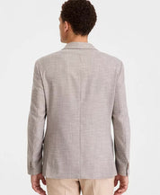 Tommy Hilfiger Mens Modern fit Sport Coat Blazer 42 R Beige Windowpane